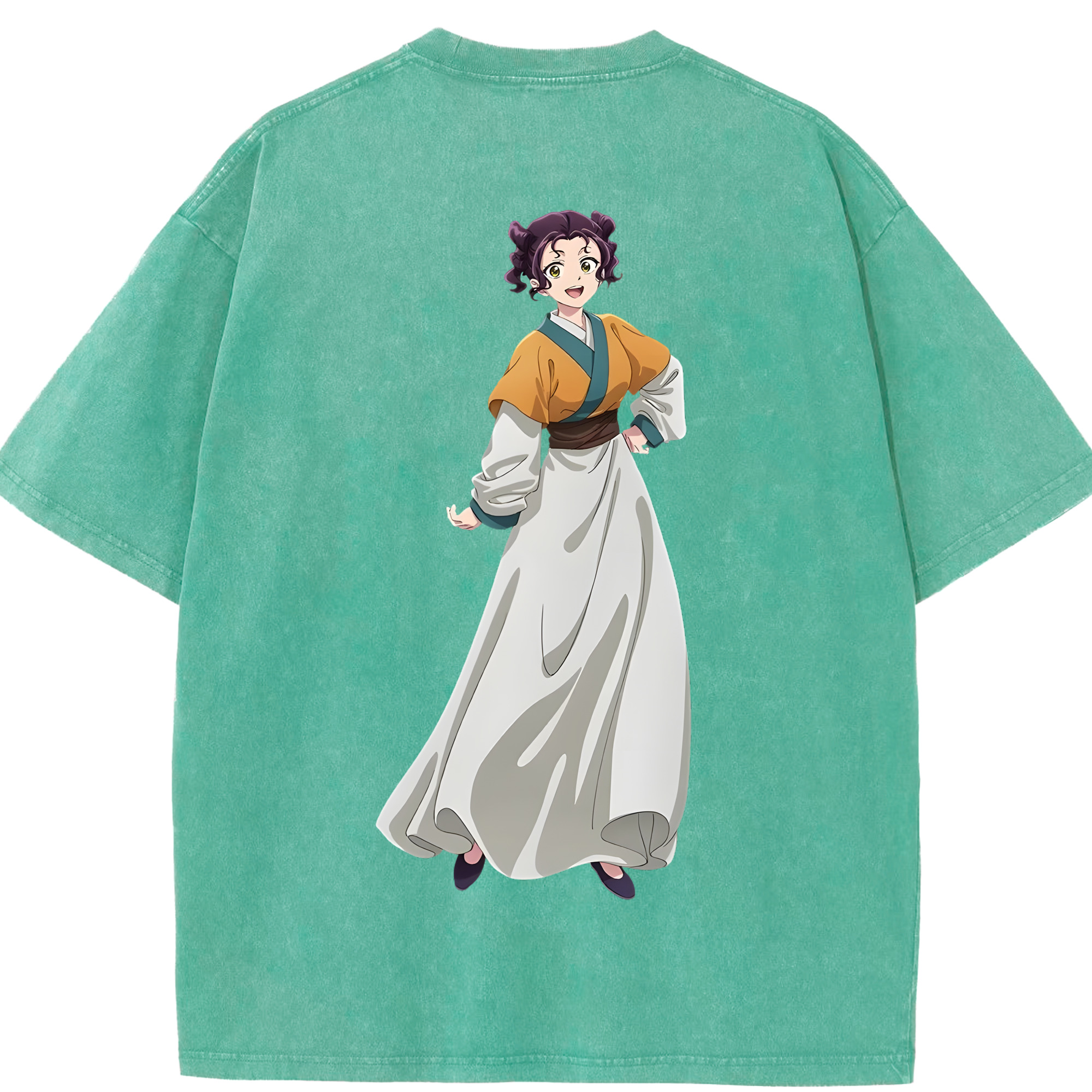 （画像用） 薬屋のひとりごと The Apothecary Diaries 綿100% ヴィンテージ風 半袖Tシャツ（背面プリント）